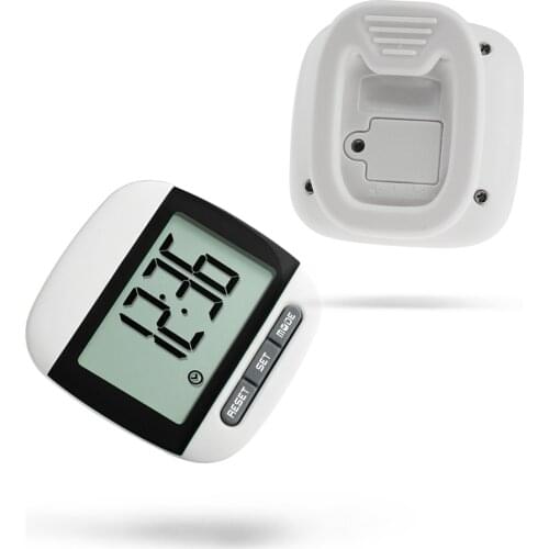 Large LCD Display Step Counter Digital Display Pedometer Sports Pocket Pedometer With Clip For Old People