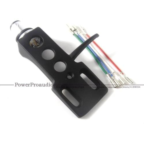 Black LP Turntable Headshell Mount Replacement For SL1200 SL1210 MK2