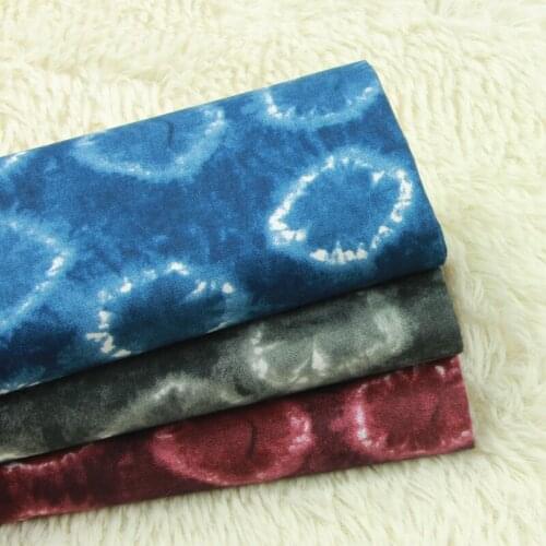 Halo dyeing printing fabric Cotton tissus au metre Handmade DIY bag clothes tissus