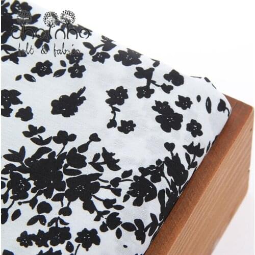 Cotton Fabric Poplin Patchwork For Sewing DIY Handmade Hometextile Cloth For Dress Bags Sheet Skirt Material 145x50cm PCC004-B