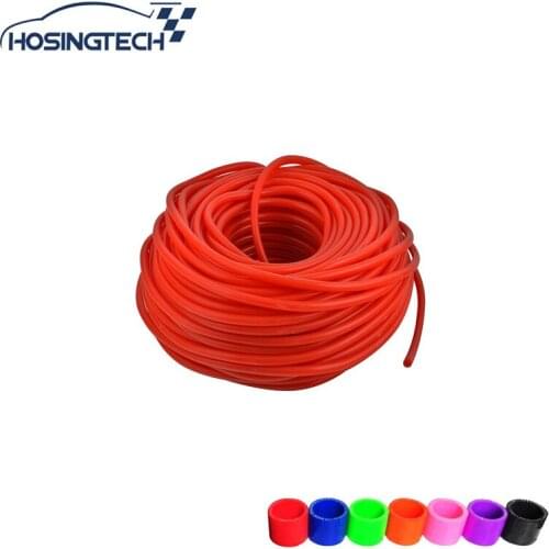HOSINGTECH-Universal 50M Super Vacuum Silicone Hose ID: 4mm Blue 100% Silicone material
