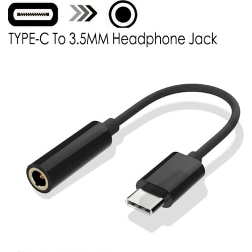Type C 3.5 Jack Earphone Audio Aux Cable For Xiaomi Huawei USB To 3.5mm Headphones Adapter For SAMSUNG Galaxy Note 10 20 S10 S20