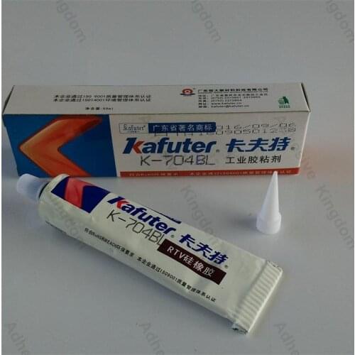 Kafuter 50ml K-704BL black semi-flowing sealant silicone sealant high temperature adhesives