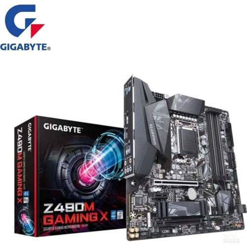 NEW For Gigabyte GA Z490M GAMING X Motherboard LGA 1200 Z490 Desktop Mainboard Support i3 i5 i7 10400F 10400 10100F 10700K
