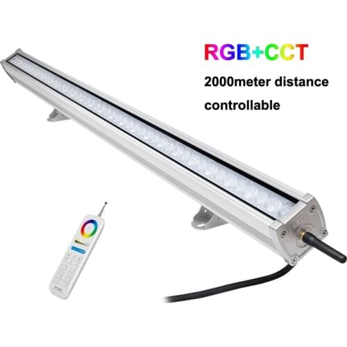 Mi.light LoRa RL1-24L 24W RGB+CCT LED Wall Washer Light AC110-230v Waterproof IP66 outdoor light Subordinate Lamp 2000m control