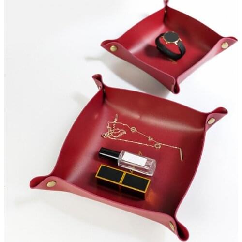 Desktop Storage Plate Stainless Steel Key Plate Home Decoration Dice Plate Key Wallet Coin Storage tray jewelry box