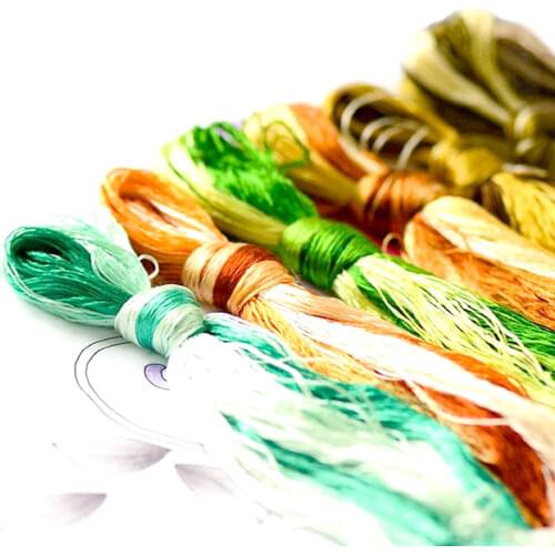 NEW High Quality 30 skeins silk embroidery Suzhou embroidery thread Silk Floss Handmade Embroidery cross stitch Threads