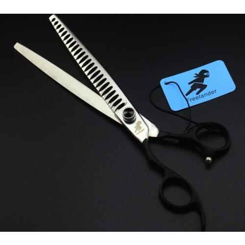8inch Professional left-handed Shark Thinning Scissor Dog Cat Grooming Shear Pet Clippers Dogs Hair Trimmer Hairdressing Supply
