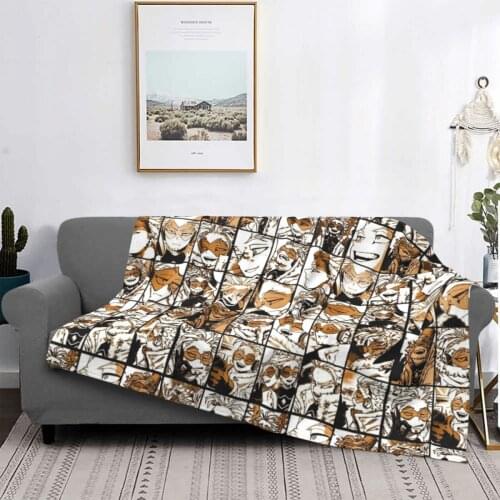 My Hero Academia Hawks Manga Blanket Fleece Decoration Portable Throw Blankets for Bedding Couch Bedspread