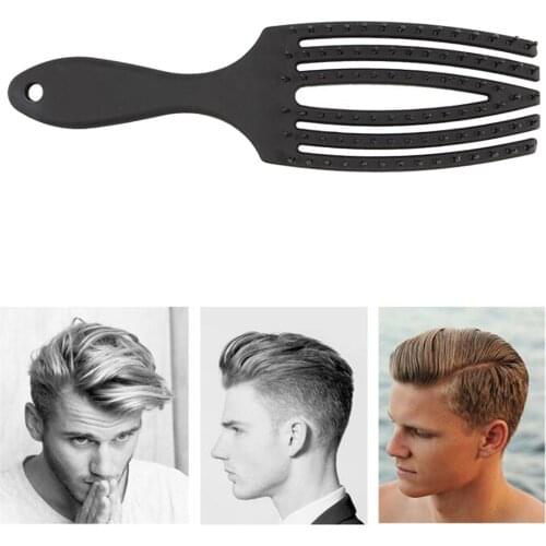 Vented Hair Brush Comb for Men And Women Kids Gentle Detangle No More