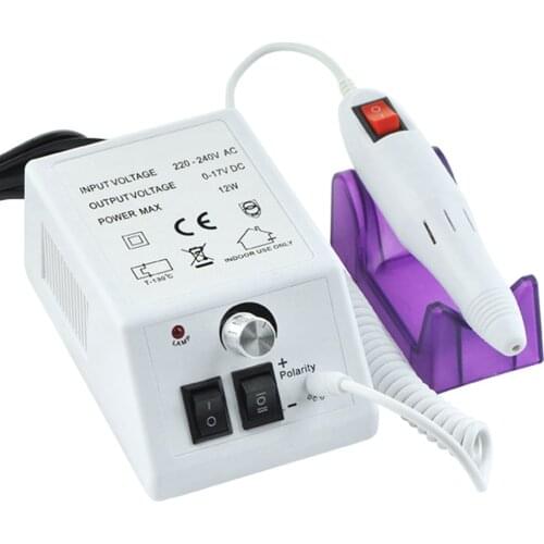 Manicure Grinding Machine Polishing Tool Nail Red Box 2000 Sander Power Nail Piercing Device Nail Polisher White