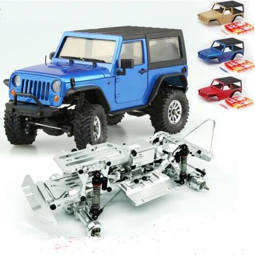 1/35 unassembled model mini remote control off-road climbing car KIT for Orlandoo HunterA01 Wrangler crawler DIY Parts