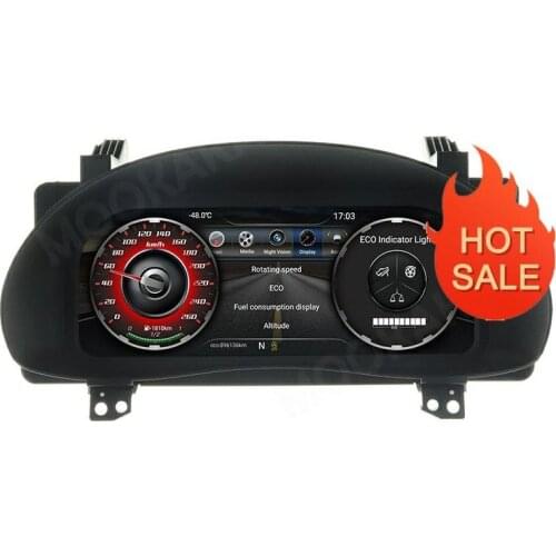 12.3 Inch Android 9.0 Car LCD Cluster Instrument Multimedia Dashboard Modification For Toyota Corolla 2014-2017 Mulitmedia Panel