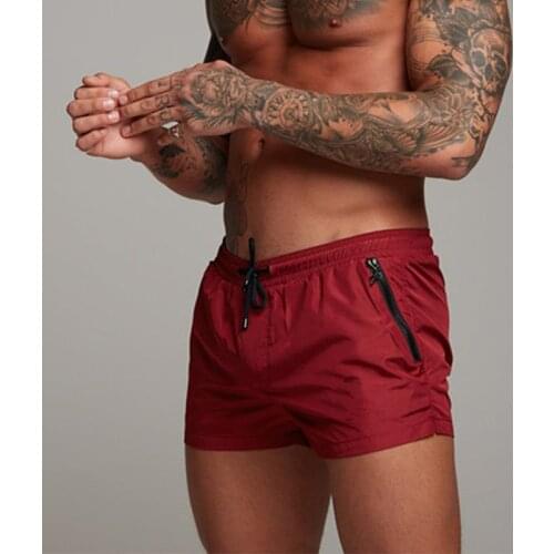 2021 Summer Swimwear Men Swimsuit Swimming Trunks Boxer Short Sexy Mens Swim Briefs Beach Shorts Surf Board Mayo Wear Sunga Suit