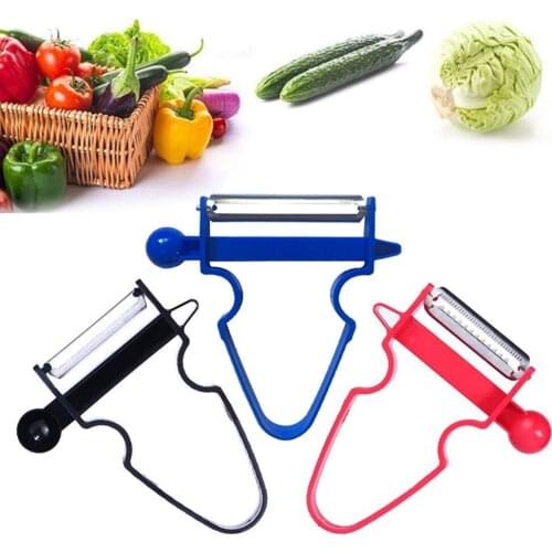 3 pcs/set Magic Trio Peeler Slicer Shredder Julienne Cutter Peel Stainless Steel Vegetable Blade Zesters Kitchen Tools Dropship