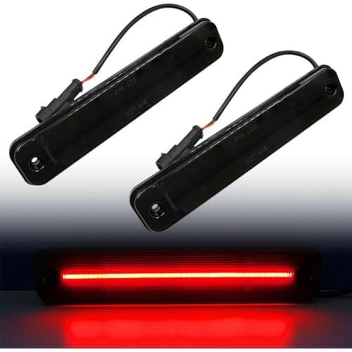 2Pcs Car Smoked Led Side Marker Light for Hummer H2 2003-2009 Led Fender Signal Lamp 25952319
