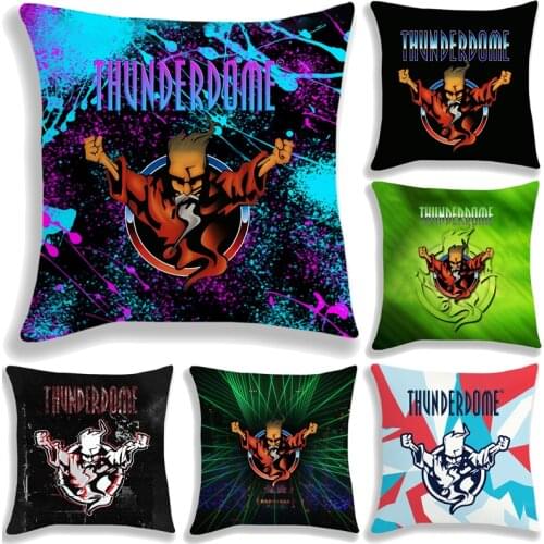 Thunderdome Print Pillow Case 45cm No Pillow Insert Children Cartoon Pillow Cover Kids Anime Sofa Cushion Waist Pillowcover Gift