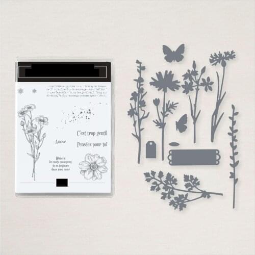 Flower Rose Stamps And Dies New Arrival 2021 Scrapbook Dariy Decoration Stencil Embossing Template Diy Greeting Card Handmade