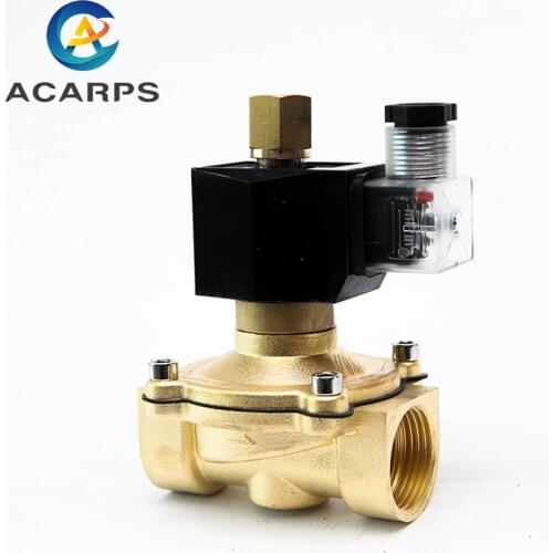 3/4" Normally Open Water Solenoid Valve 12v 24V 220V 24VDC Waterproof Solenoid Valve For Water Gas Oil