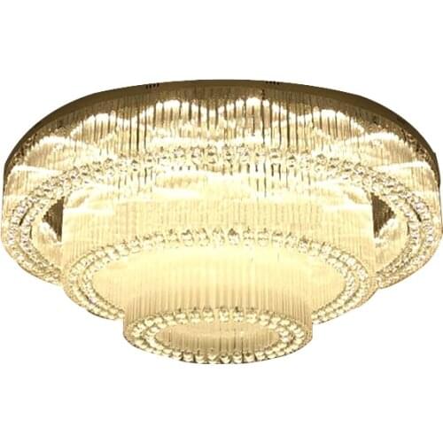 Crystal lamp restaurant rotunda lamp sales department banquet hall large custom ceiling lamps