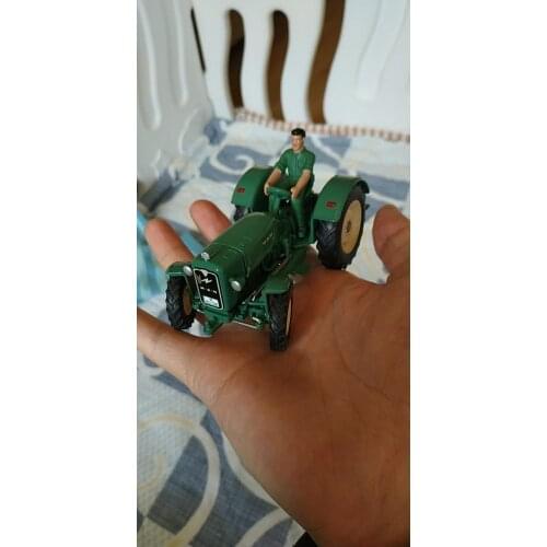 Alloy+plastic model toy tractor truck