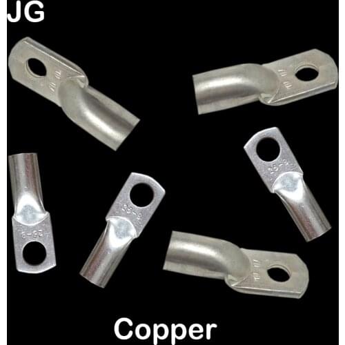 JG25 JG35 8 10 12 Square mm2 Copper Screw Hole Electric Power Wire Cable Ring Cord end Lug Connecting Connector Crimp Terminal