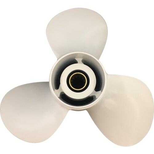Boat propeller suit for Yamaha 11 1/8x13 aluminum prop 40-55HP 3 blade 13 tooth RH OEM No: 69W-45945-00-EL