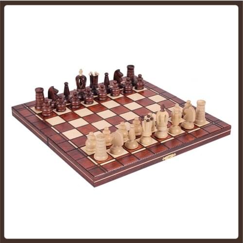 Mini Wood Chess Set Luxury International Standard Tournament Portable Foldable Vintage Ornament Jogo Tabuleiro Art Decoration