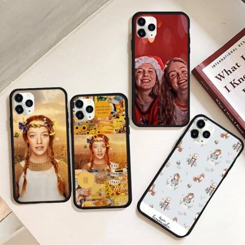 TOPCASHOP Anne with an E Phone Case Rubber for iPhone 12 pro max mini 11 pro XS MAX 8 7 6 6S Plus X 5S SE 2020 XR case
