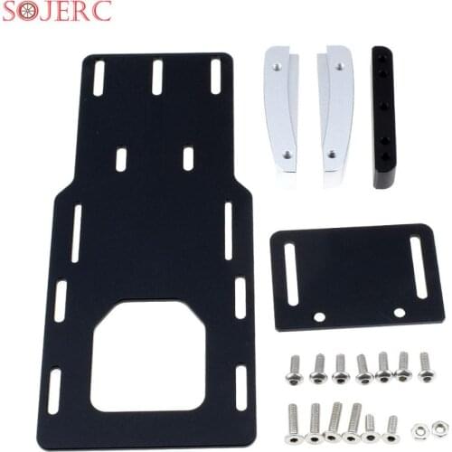 SOJERC 1 set Low center of gravity battery holder Aluminum alloy battery plate Battery expansion flat plate Axial SCX10 90046