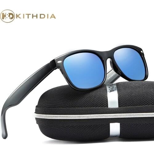 KITHDIA Men HD Polarized Sunglasses Men Original Brand Designer Classic Women Retro Brand Designer Sunglasses UV400 KD2140