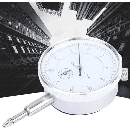 Dial Indicator 0-10mm Mechanical Dial Test Indicator 0.01mm Dial Scale Gauge Measure Tool Mechanical Dial Indicator