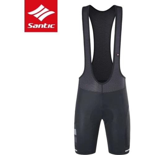 Santic Men Cycling bib shorts Summer 4D Padded Cycling MTB Road Ciclismo Bicycle bib shorts Bottom Bicycle Pants Asian Size