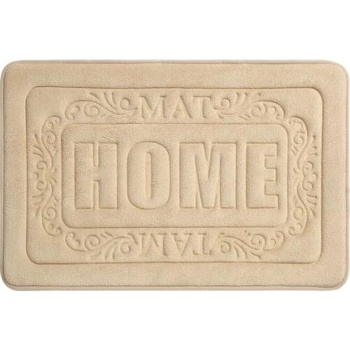 New Doormat Bathroom Absorbent Carpet Bathroom Door Mat Home Rug Area Carpet Household Floor Mat fluffy rug