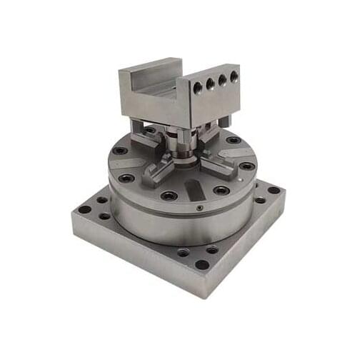 Seconed hand or used power chuck used with steel u slot holder and chucking spigot