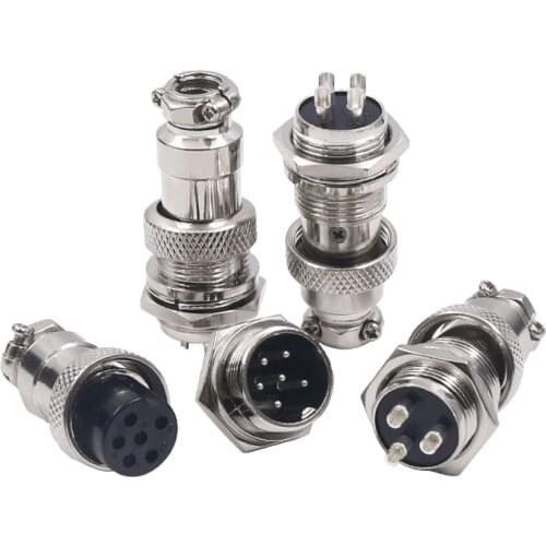 Aviation plug socket GX16-2 hole 3 pin 4 male 5 female 6p7 position 8 four 9 core 10 eye connector pair