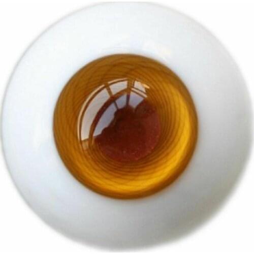 [wamami] 14mm Light Orange Eyes Glass Eyes Outfit For BJD Doll Dollfie