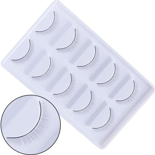 YCXMSCILS False Eyelashes Hot 1PC Soft Natural Training False Eyelashes For Beginners Teaching Lashes Extension Makeup Practice