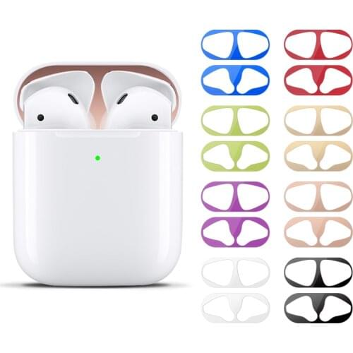 Dust-proof Scratchproof Sticker For AirPods 2 Sticker Dust Guard Earphone Protective Stickers For Apple AirPods 2 Cover