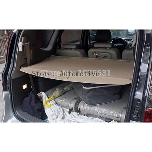 Rear Trunk Security Shield Cargo Cover For Hyundai Santa Fe 7 Seat 2006 2007 2008 2009 2010 2011 2012 (Black, beige)