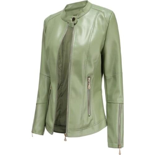 Women Leather Jackets Short Coat biker jacket excellent Women’s Jacket Woman casual jacket Biker Coat fashion Jacket Outwear