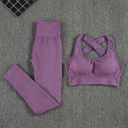 CHRLEISURE Womens Tracksuit Sportswear Seamless Sports Bra 2 Piece Sets Womens Outfits Summer Outfits