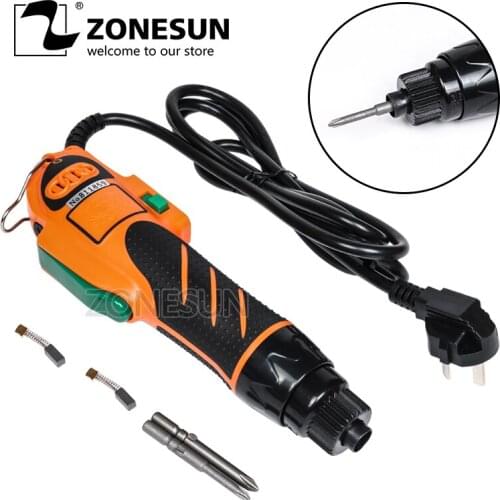 ZONESUN Right angle Electric screw driver hand held tools torque electric screwdriver 220V