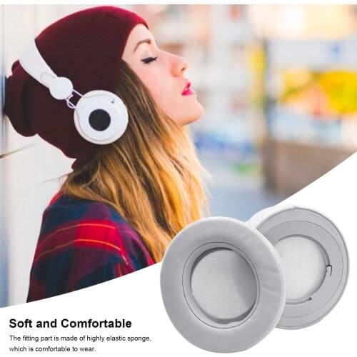 1 Pair Ear Pads ForRazer Kraken Pro V2 Headphone Earpads Foam Pad Soft Leather Ear Cushions Replacement For Kraken Pro V2