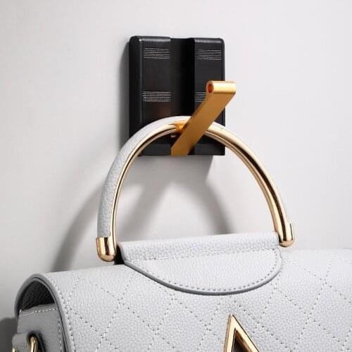 1 pcs robe hook black matt aluminum hanger hook wall clothes bag hanger hook bathroom hook accessories