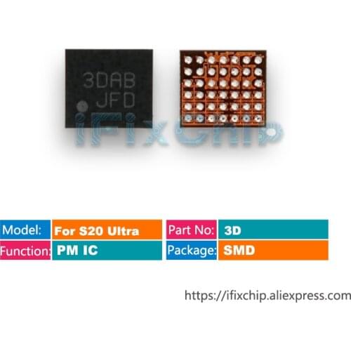 1Pcs/Lot 3D/3DAB IC For samsung S20 Ultra Charging charger Power Management PM IC PMIC Chip