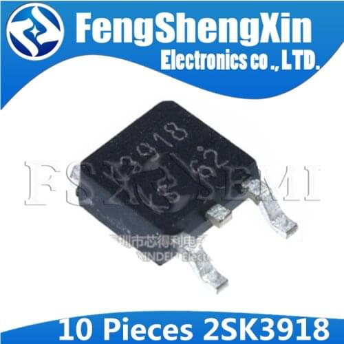 10pcs/lot 2SK3918 TO-252 K3918 MOS Field Effect Transistor
