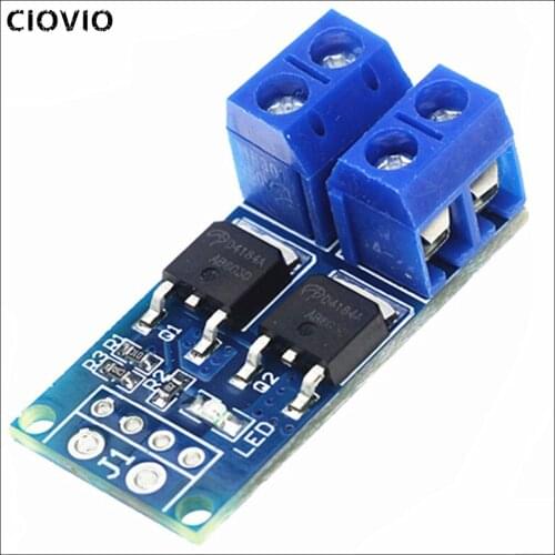 15PCS DC 5V-36V 15A(Max 30A) MOSFET MOS FET Trigger Switch Driver Module 0-20KHz PWM Regulator Control Panel CNIM Hot