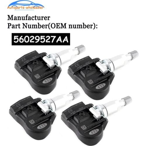 4 pcs/lot OEM 56029527AA 68078768AA For Chrysler 200 300 for Dodge TPMS Tire Pressure Monitoring System Sensor 433MHZ Car