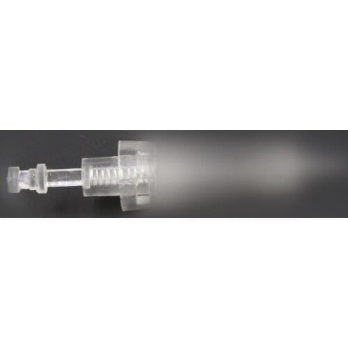 50pcs New transparent plastic shell Permanent Tattoo Makeup Eyebrow Cartridge Needles 5R for pop digital tattoo tam machine kit